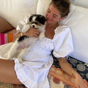 for love and lemons jackson mini dress (white + free shipping :)